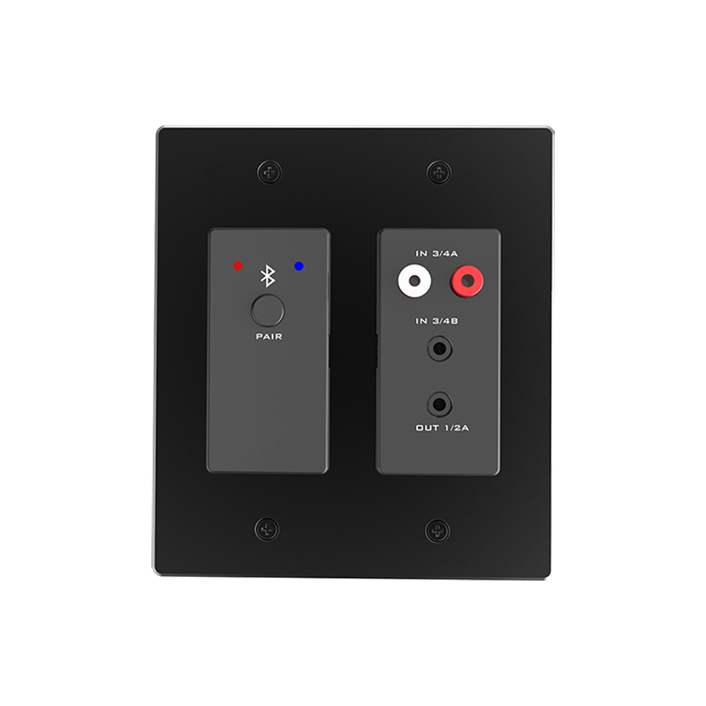 DANTE 4 CH BLUETOOTH WALL 플레이트 네트워크 오디오 인터페이스